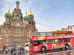 Autobús turístico de San Petersburgo