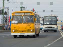 Autobús en San Petersburgo