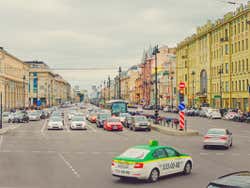Taxi en San Petersburgo